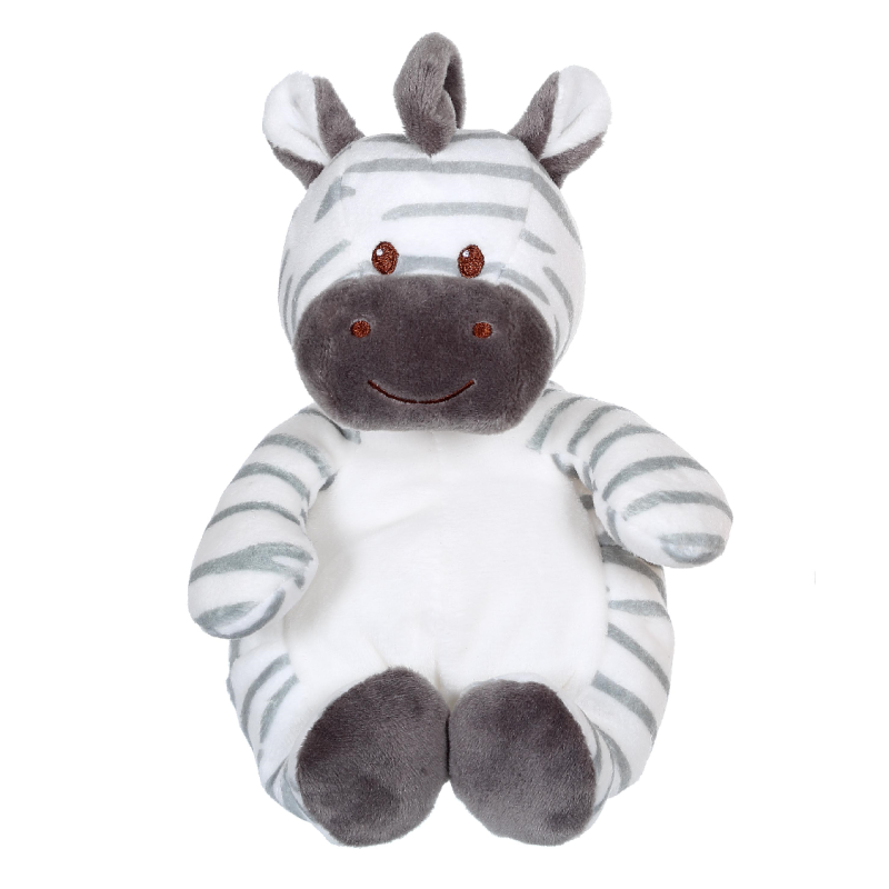  les ux soft toy zebra white grey 15 cm 